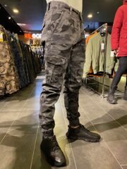 УТЕПЛЁННЫЕ БРЮКИ AIGULA ДЖОГГЕРЫ JOGGER КАРГО CARGO КАМУФЛЯЖНЫЕ СТРЕЙЧ НА ФЛИСЕ