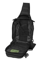 РЮКЗАК ТАКТИЧЕСКИЙ ОДНОЛЯМОЧНЫЙ GONGTEX ROVER SLING HEXAGON 0306 8Л. BLACK / ЧЁРНЫЙ