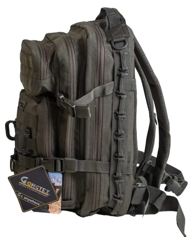 РЮКЗАК ТАКТИЧЕСКИЙ GONGTEX SMALL ASSAULT II 0396, 25Л OLIVE / ОЛИВА