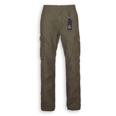 БРЮКИ VINTAGE INDUSTRIES REEF PANT DARK KHAKI / ТЁМНЫЙ ХАКИ